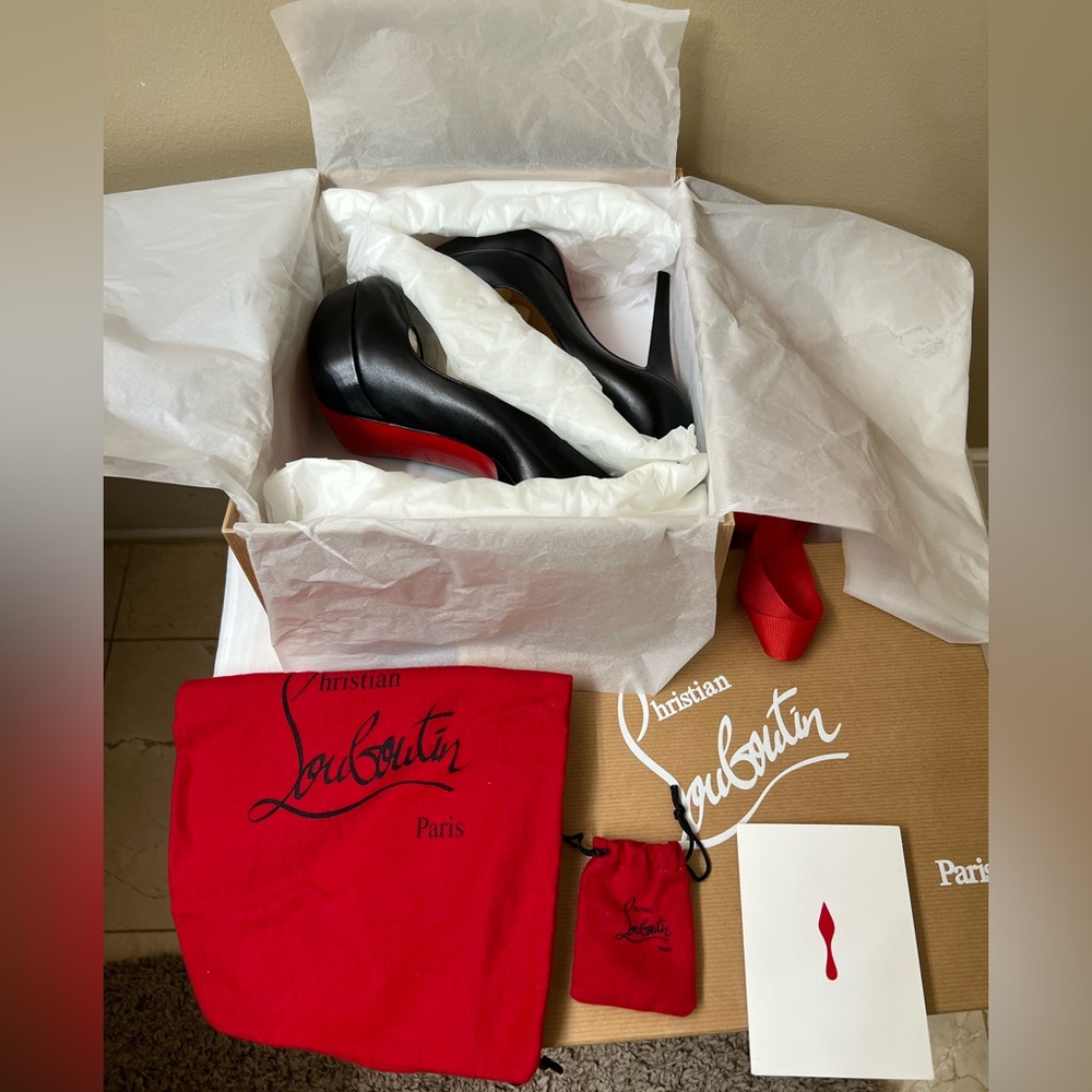 Christian Louboutin (Bianca 140 Kid)L New
